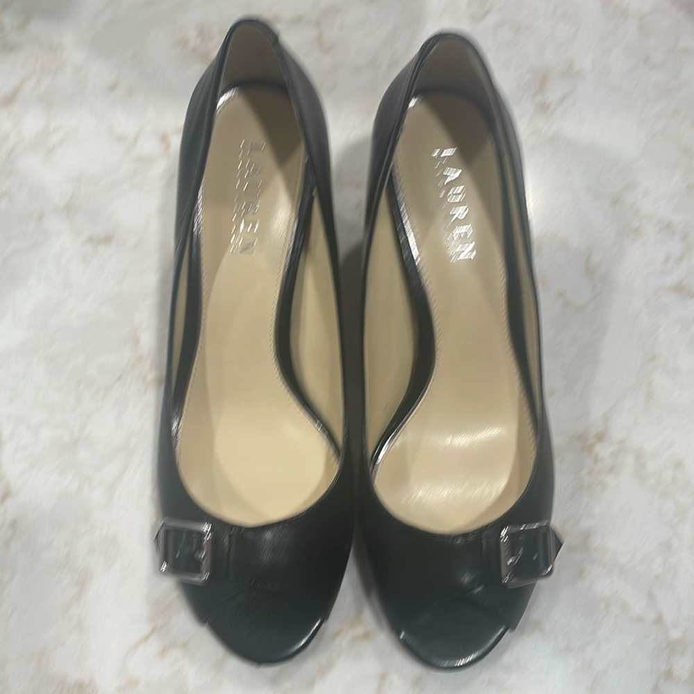 Ralf Lauren black heels